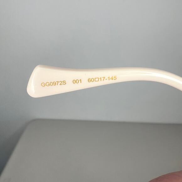 Gucci Square Gold Oversized Sunglasses 60MM main image 8